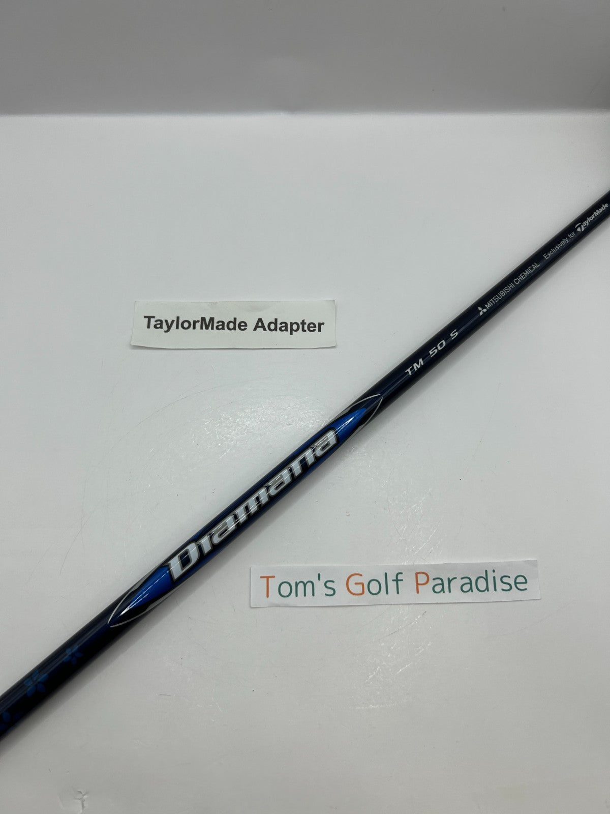 Mitsubishi Diamana BLUE TM50 S Driver Shaft 44.375 in TaylorMade adapter *29490