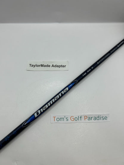 Mitsubishi Diamana BLUE TM50 S Driver Shaft 44.375 in TaylorMade adapter *29490