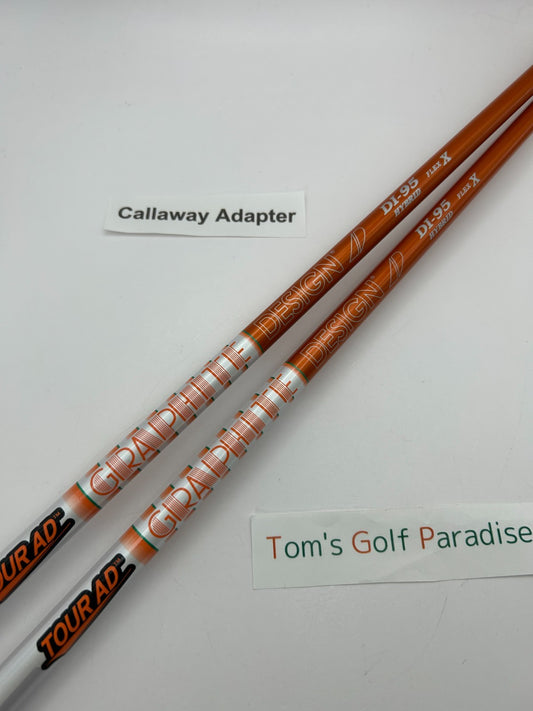 Graphite Design TOUR AD DI 95 X Hybrid Shaft 2pcs set Callaway Adapter *20660