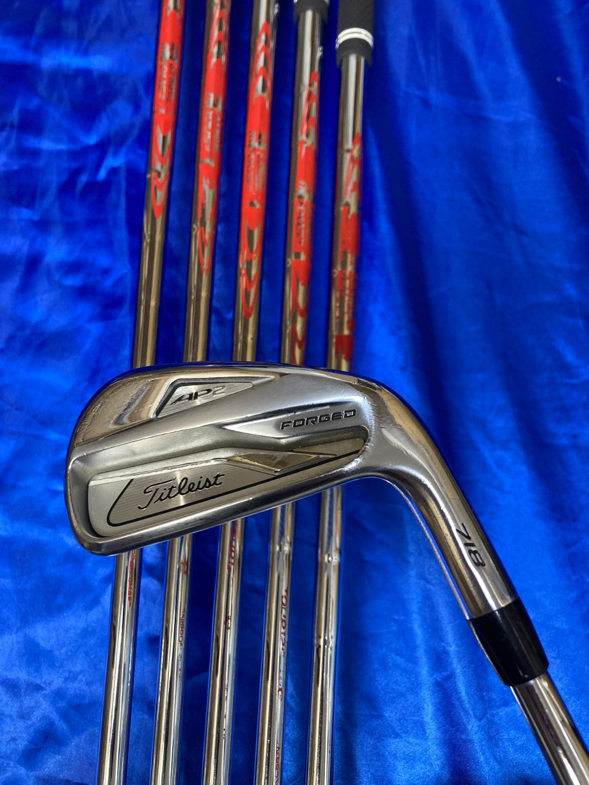 Titleist AP2 718 Iron Set 5 PW 6 Clubs N.S.PRO MODUS3 TOUR 120 S RH Used9
