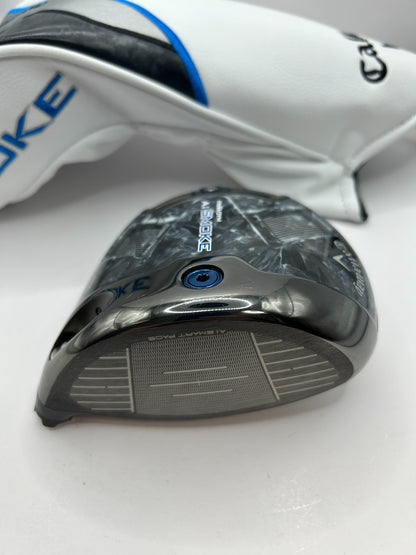 Callaway AI Smoke MAX 9.0 Driver Head Only RH With Head cover 39194