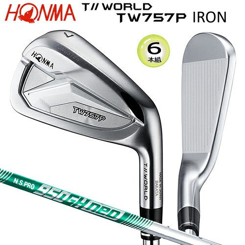 HONMA T//WORLD TW757P Iron Set 6pcs 5 PW N.S.PRO 950GH neo Steel R Flex RH New0