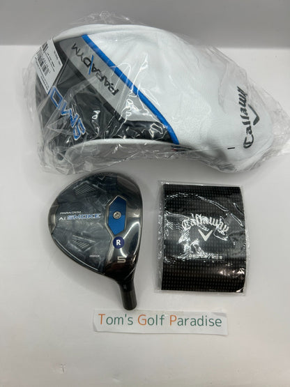 Callaway Paradym AI Smoke MAX 5W Fairway Wood Head Only With Head cover *36090