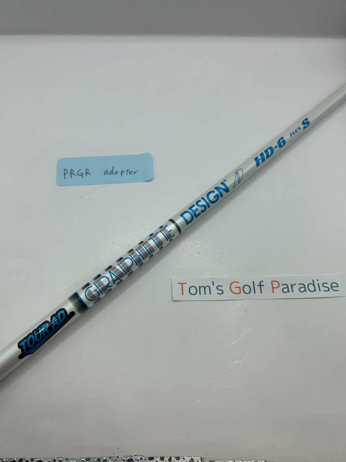 Graphite Design TOUR AD HD 6 Stiff Driver Shaft 44.75 in PRGR adapter *25300