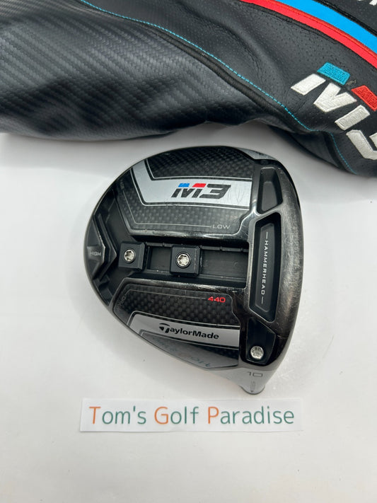 TaylorMade M3 440 10.0 driver head only right handed golf from japan 35020