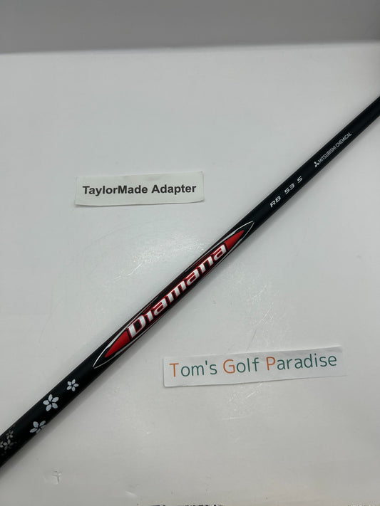 Mitsubishi Diamana RB 53 Stiff Driver Shaft 43.875 in TaylorMade Adapter *31100
