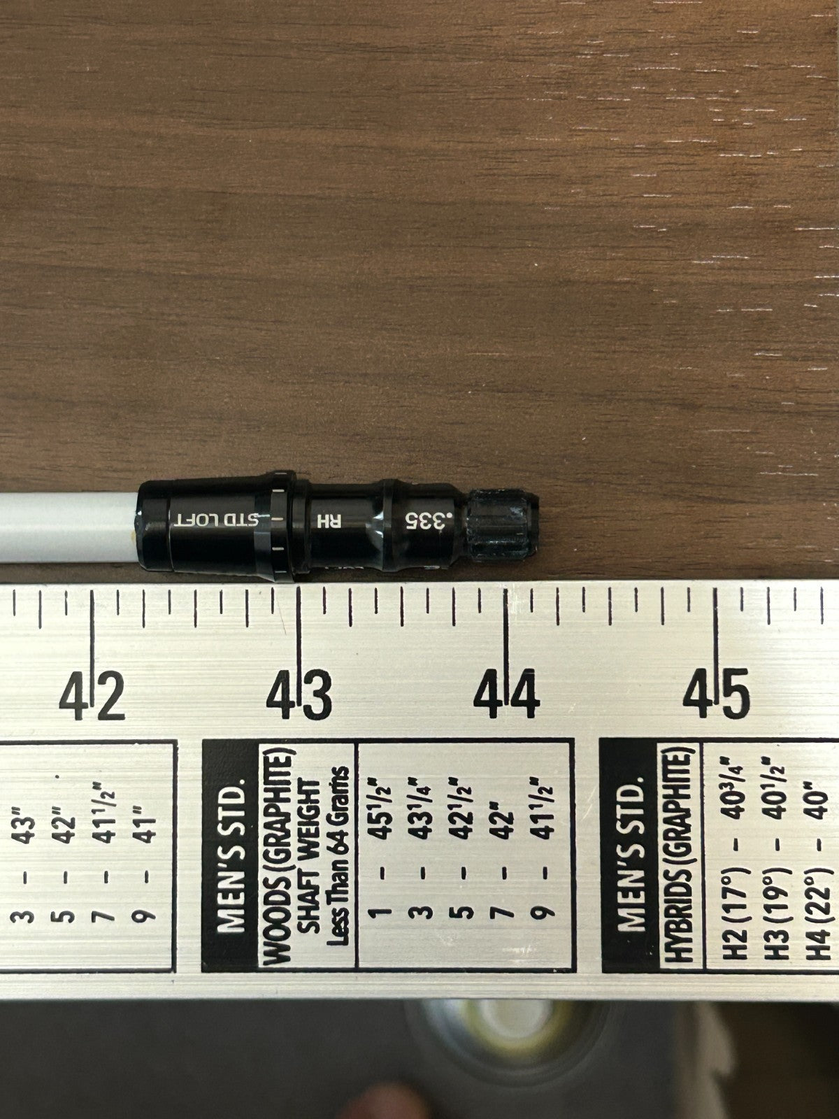 Graphite Design TOUR AD HD 6 Stiff Driver Shaft 44.125in TaylorMade Adapter 286520