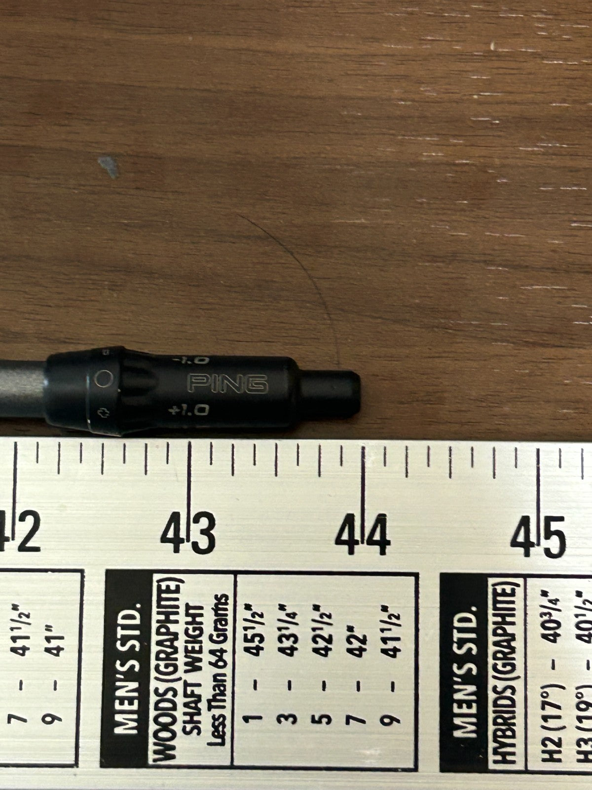 Graphite Design TOUR AD XC-7 S Driver Shaft 44 in Ping Adapter *263220