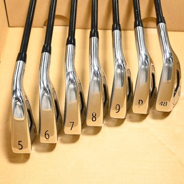 Titleist AP3 718 Iron Set 5 W 7 Clubs Titleist MCI 70 R RH Used6
