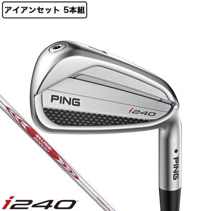 PING i240 Iron Set 5pcs 6 PW N.S.PRO MODUS3 TOUR115 Steel S RH New0