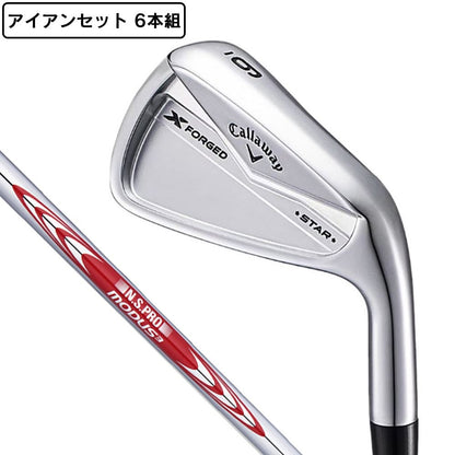 Callaway X FORGED STAR 2024 Iron Set 6pcs 5 PW N.S.PRO MODUS3 TOUR 105 S RH New0