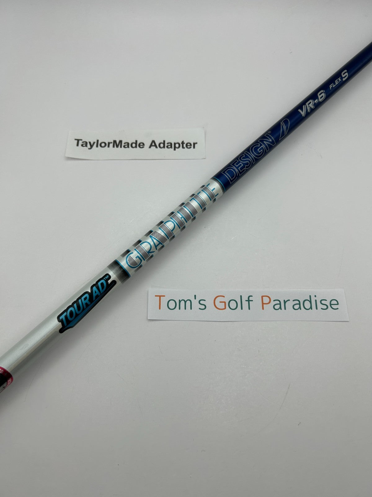 Graphite Design TOUR AD VR 6 S Driver Shaft 43.875 in TaylorMade Adapter *22180