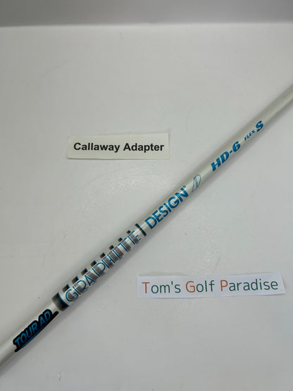 Graphite Design TOUR AD HD 6 S Driver Shaft 44.125 in Callaway Adapter *32540