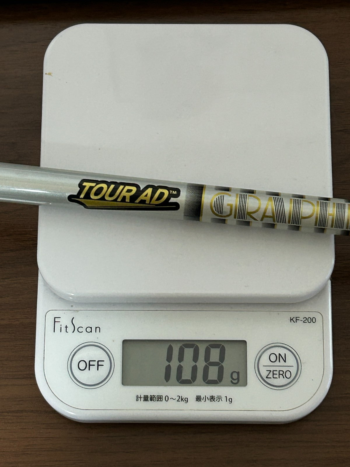 Graphite Design TOUR AD TP-6 S Fairway Wood Shaft 41.375 in No Adapter *156823