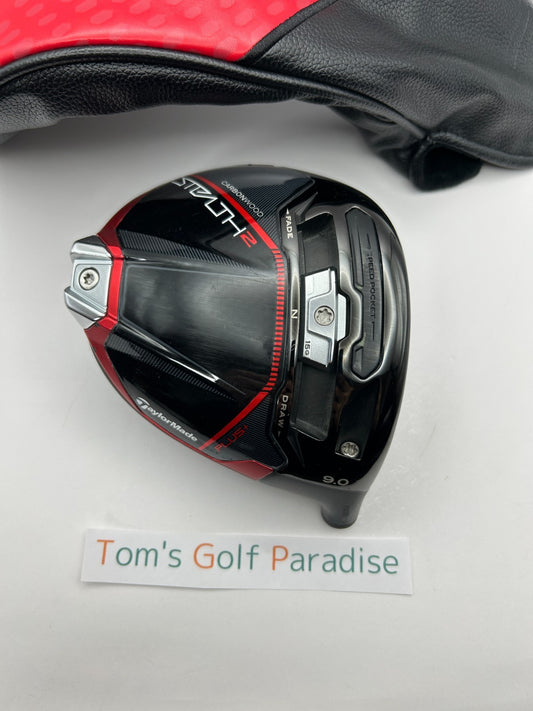 Taylormade Stealth2 9.0 driver head only with head cover Right Handed 33660