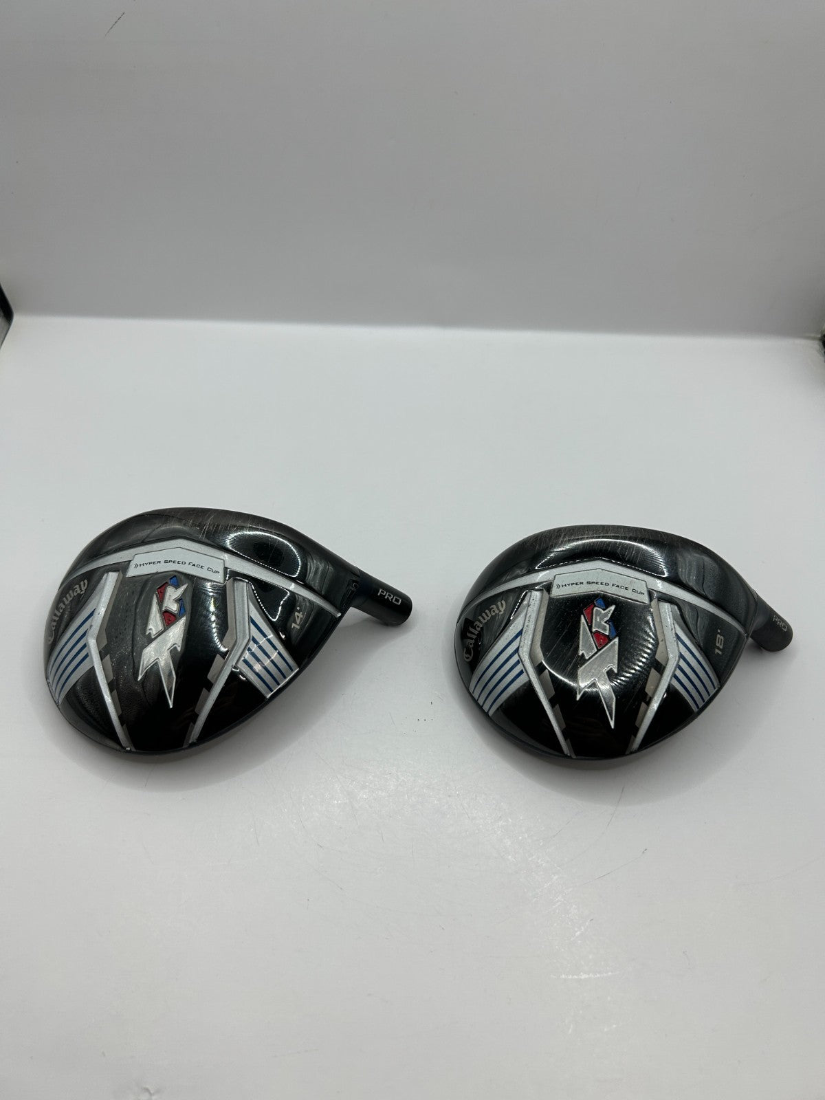 Callaway XR Pro 3W 14 5W 18 Fairway Wood Heads Only 2pcs RH From Japan 39272