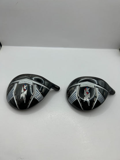 Callaway XR Pro 3W 14 5W 18 Fairway Wood Heads Only 2pcs RH From Japan 39272