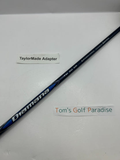 Mitsubishi Diamana BLUE TM50 SR Driver Shaft 44.375 in TaylorMade New *28550
