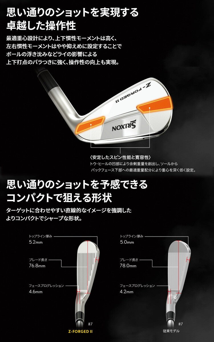 Srixon Z FORGED II Iron Set 5 PW 6pcs Dynamic Gold EX Tour Issue S200 RH New3