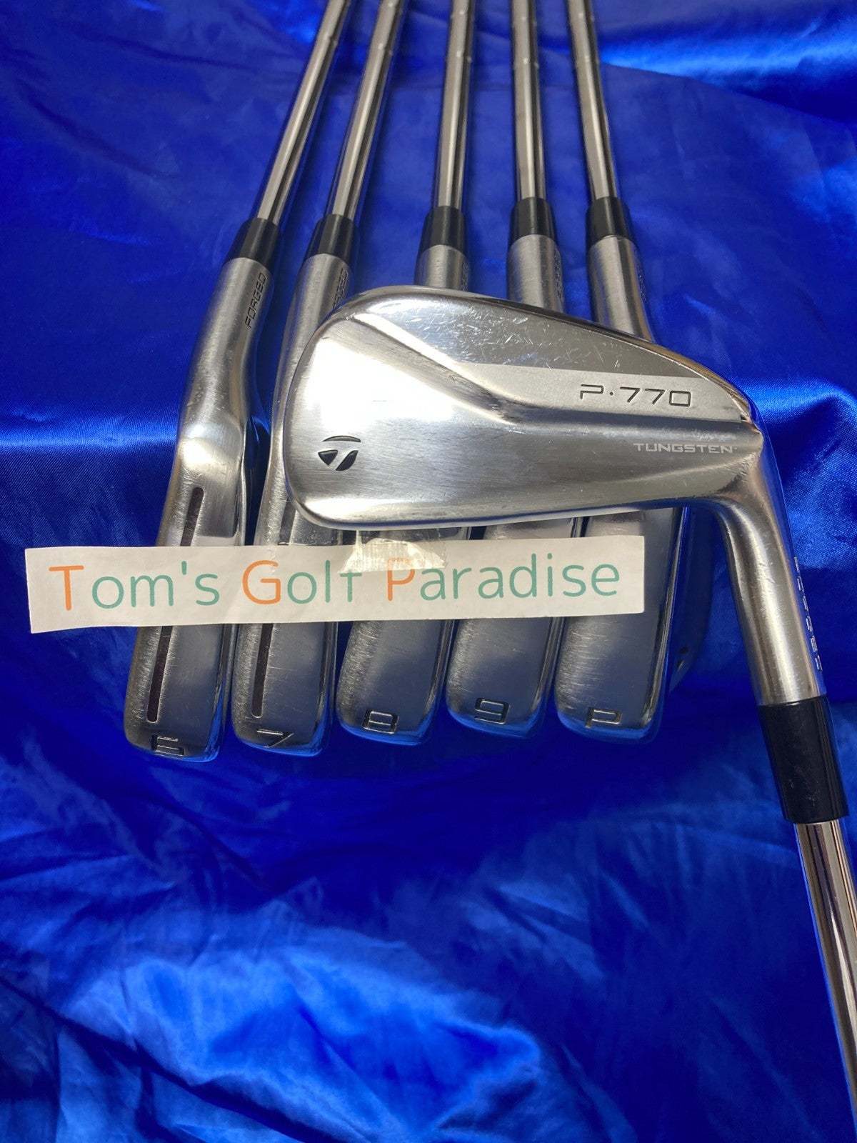 TaylorMade P770 2020 Iron Set 5 PW 6pcs Dynamic Gold EX Tour Issue X100 RH 40150