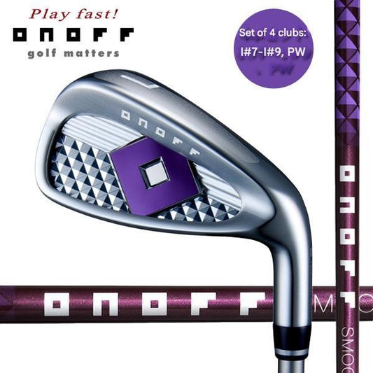 ONOFF 2025 Ladies Iron Set 4pcs 7 PW Smooth Kick LP 425I Graphite L Flex0