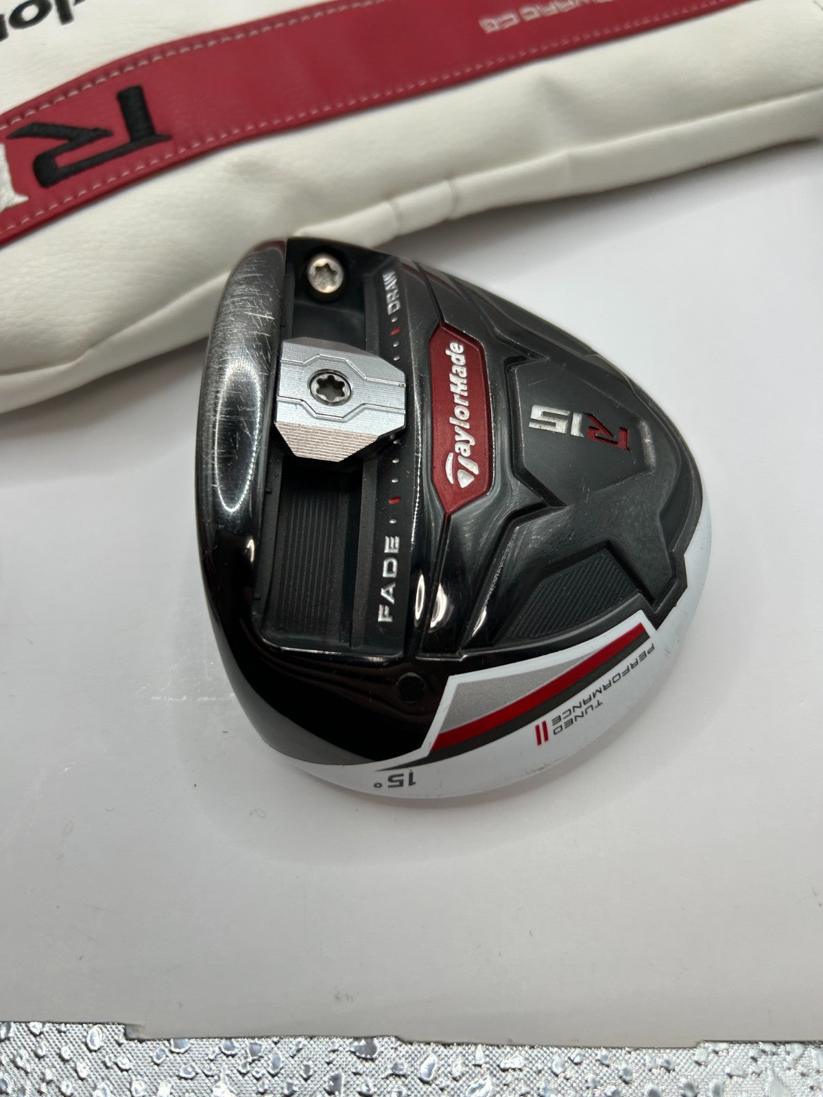 TaylorMade R15 3W 5W Fairway Wood Heads 2-Piece Set w/ Headcovers RH Japan 363715