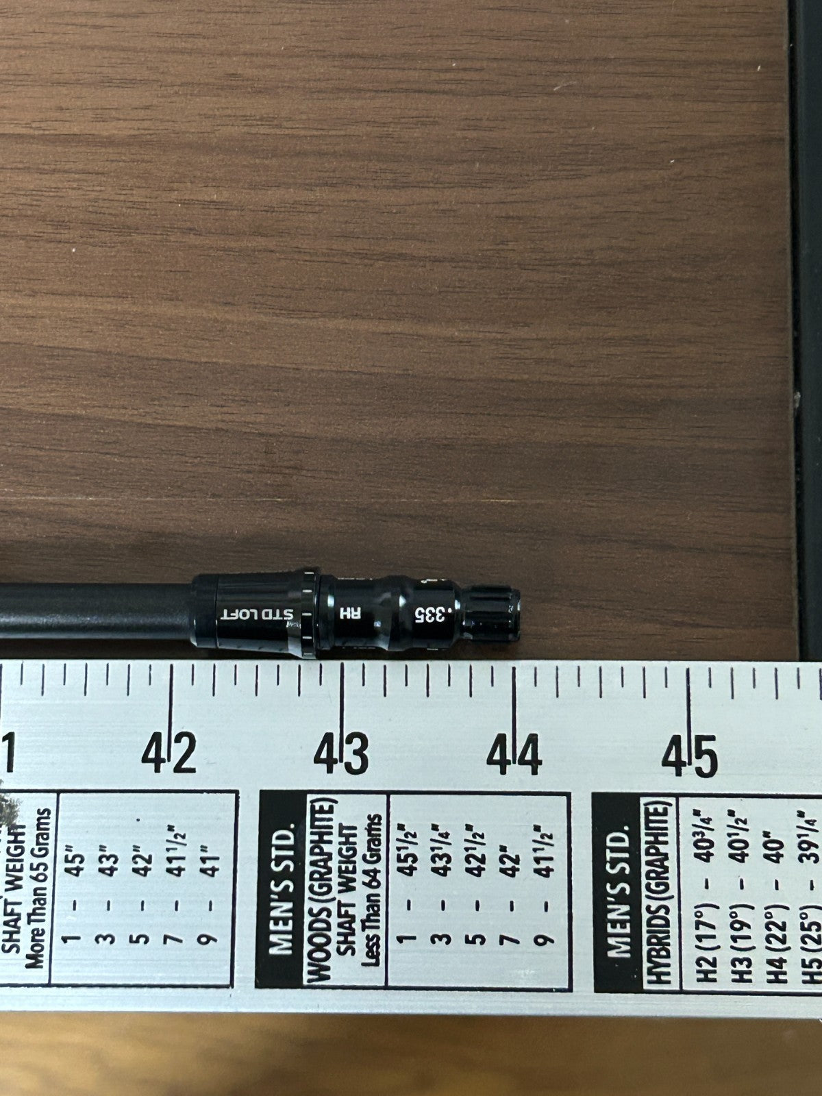 Graphite Design TOUR AD IZ-6 Stiff Driver Shaft 44 in TaylorMade adapter *223521