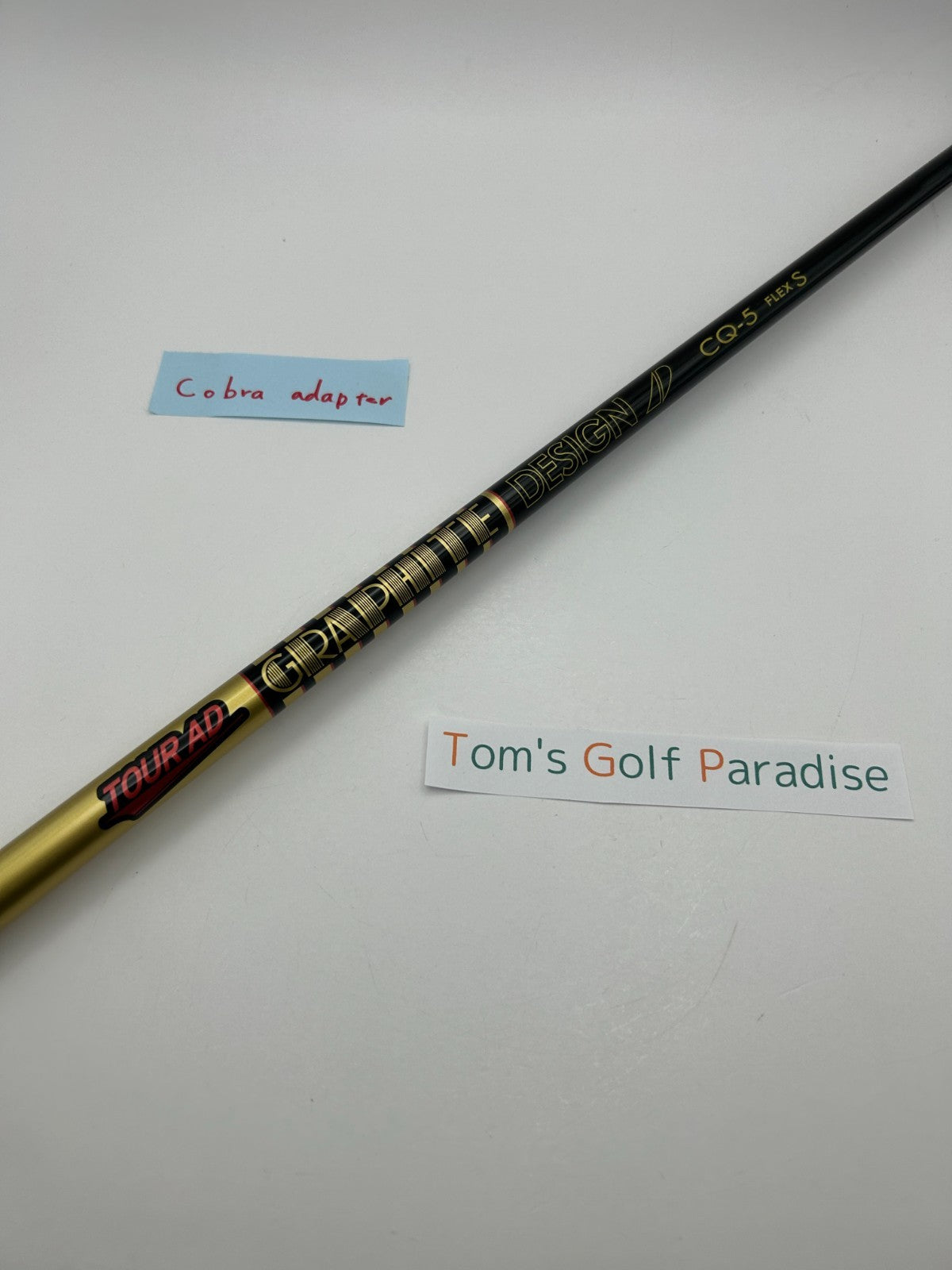 Graphite Design TOUR AD CQ 5 Stiff Driver Shaft 43.875 Cobra Adapter *22340