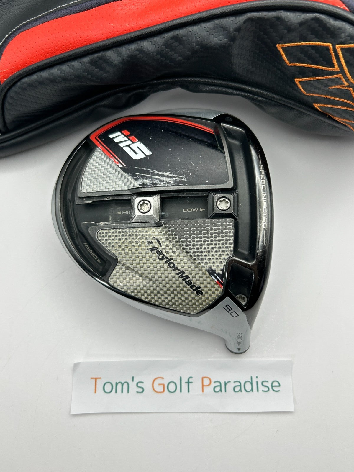 Taylormade M5 9.0 driver head only right handed golf from japan 29562