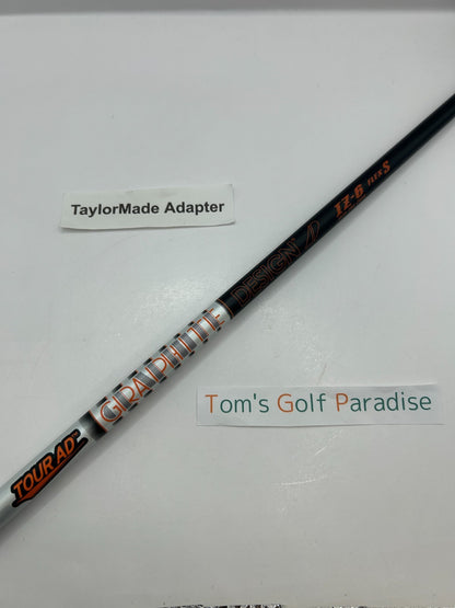 Graphite Design TOUR AD IZ 6 Stiff Driver Shaft 43.75 in TaylorMade adapter 28900