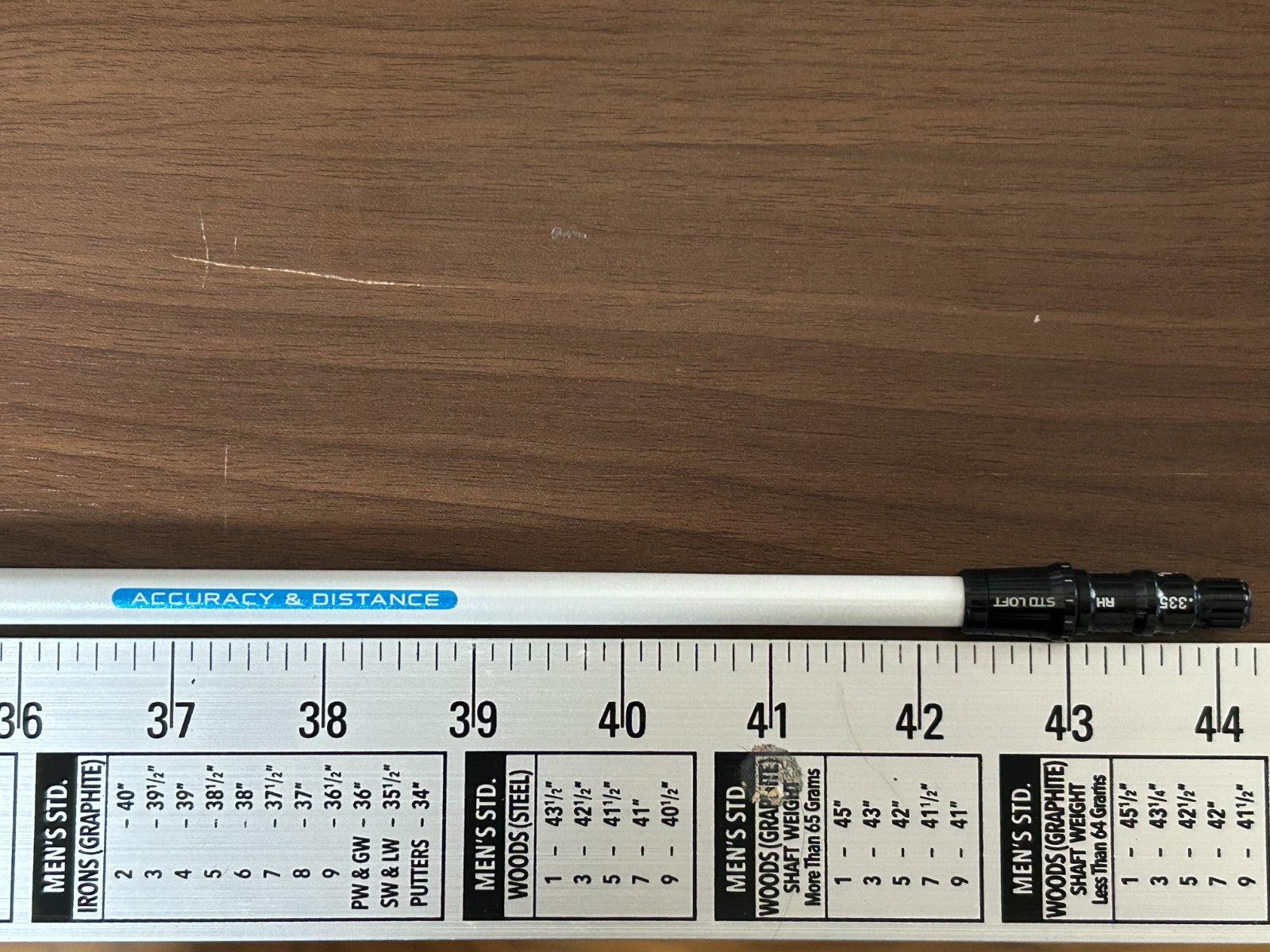 Graphite Design TOUR AD HD 6 Stiff Driver Shaft 44.125in TaylorMade Adapter 150922