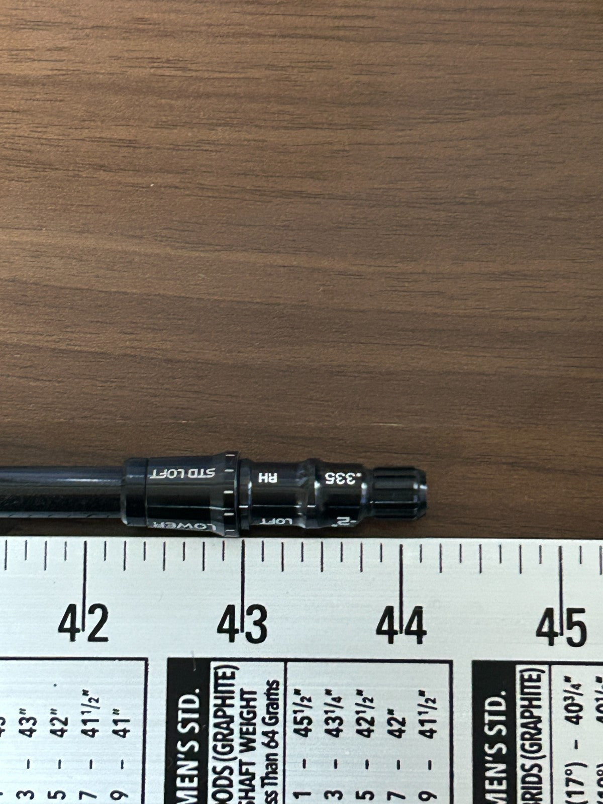 Graphite Design TOUR AD CQ 6 S Driver Shaft 44.125 in TaylorMade Adapter *233521