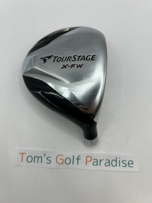 Bridgestone TourStage X-FW 3W 15 Fairway Wood Head Only RH From Japan 36020