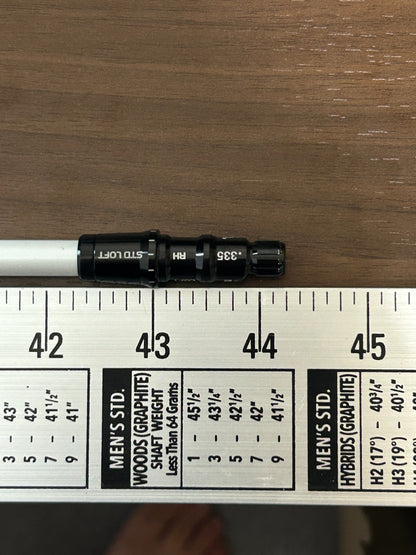 Graphite Design TOUR AD HD 6 Stiff Driver Shaft 44.25 in TaylorMade Adapter 285820