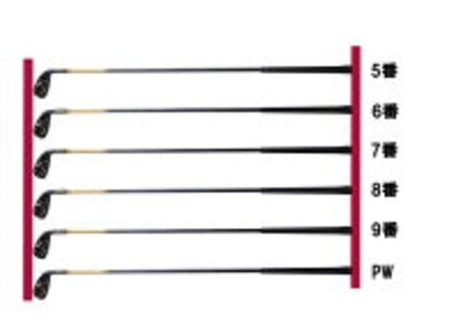 MUTSUMI HONMA Golf Iron Set 5 PW MH 777 RH Gold One Length graphit FLEX R6