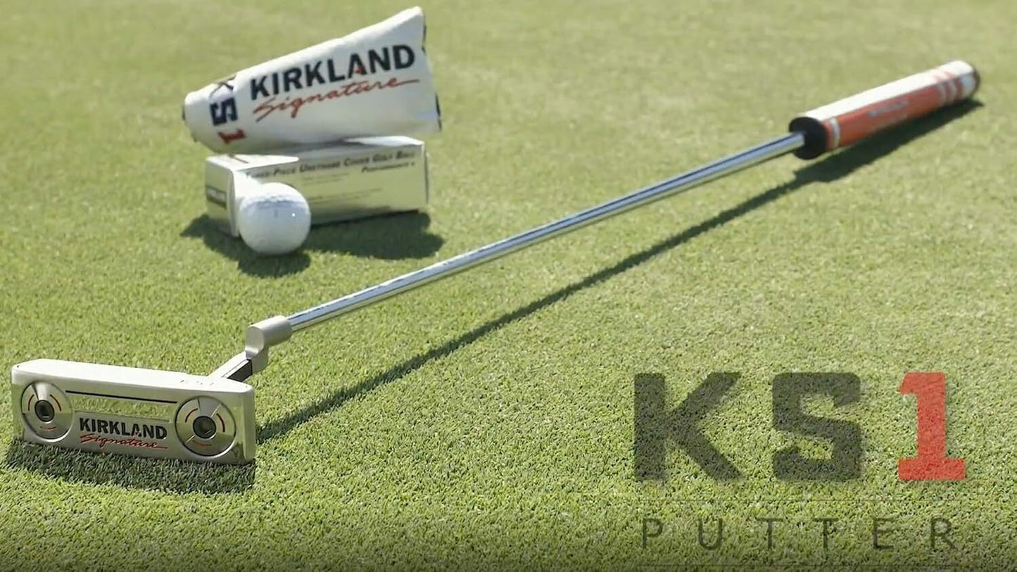 Kirkland Signature KS1 Putter 34.5in With Head Cover Right Handed From Japan NEW7
