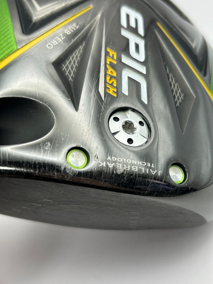 Callaway EPIC FLASH SUBZERO 9.0 driver head only Right-Handed from Japan 306822