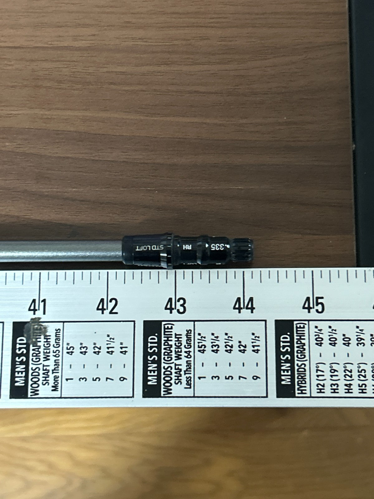Graphite Design TOUR AD XC 6 S Driver Shaft 44.125 in TaylorMade Adapter *239020