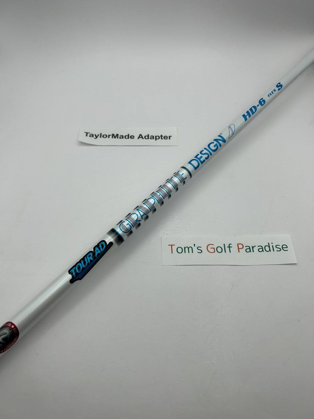 Graphite Design TOUR AD HD 6 Stiff Driver Shaft 44.25 in TaylorMade Adapter 17750