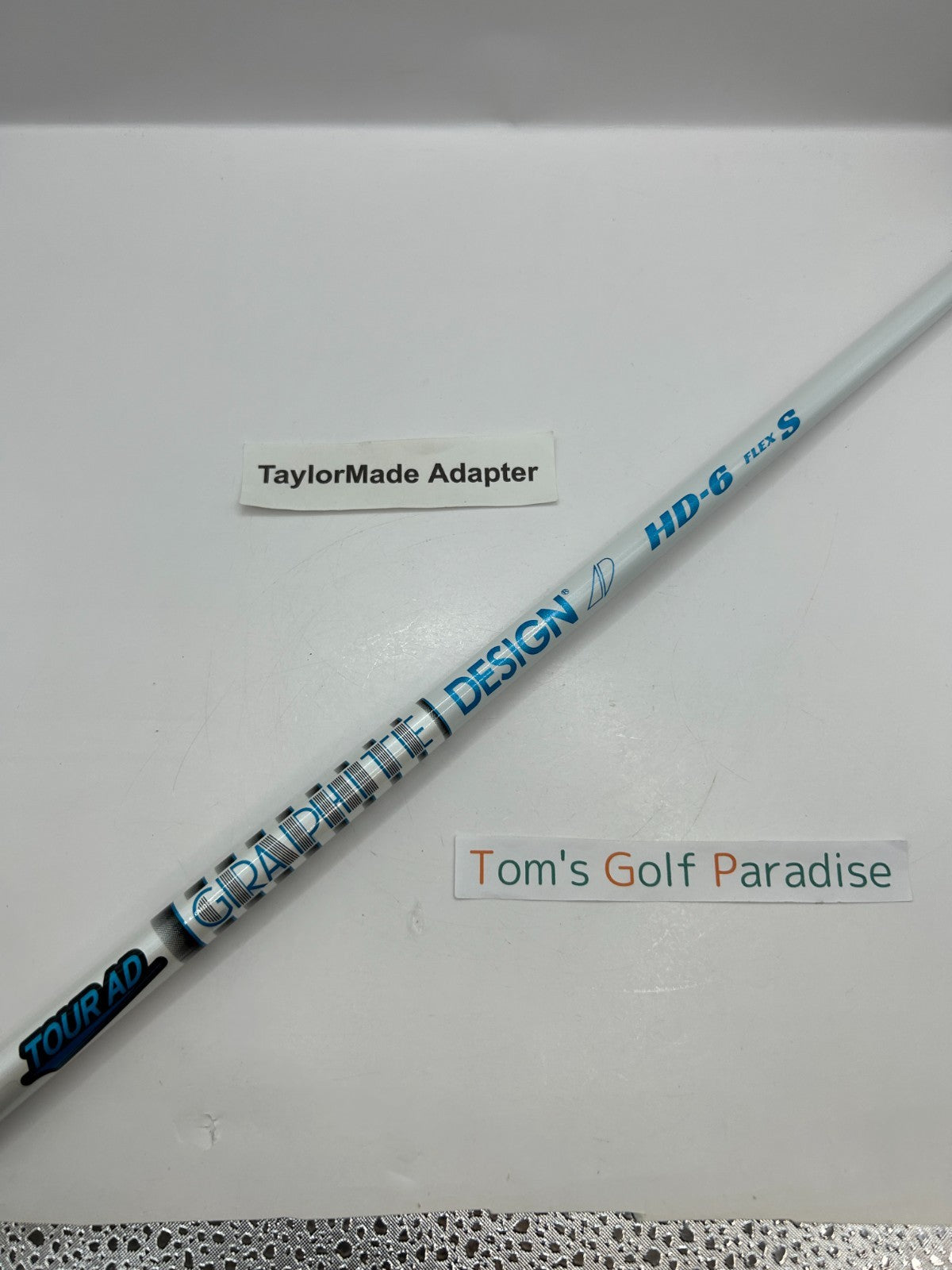 Graphite Design TOUR AD HD 6 Stiff Driver Shaft 44.25 in TaylorMade Adapter 30430