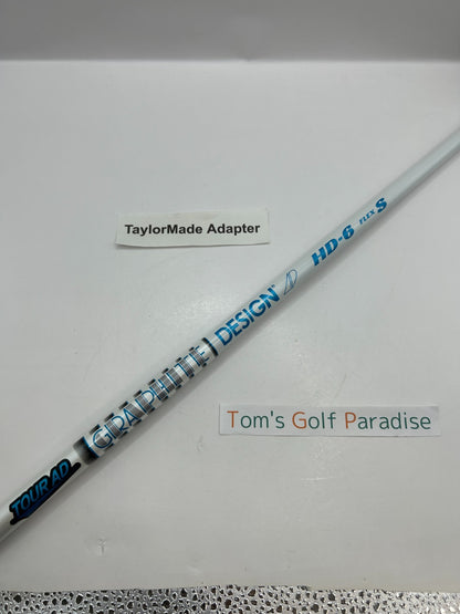 Graphite Design TOUR AD HD 6 Stiff Driver Shaft 44.25 in TaylorMade Adapter 30430