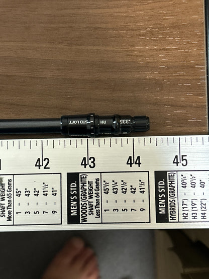 Mitsubishi Diamana BLUE TM50 S Driver Shaft 44.375 in TaylorMade adapter *303520