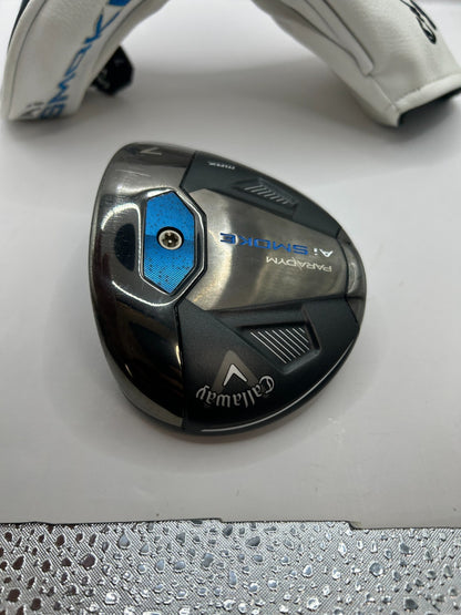 Callaway Paradym AI Smoke MAX 7W Fairway Wood Head Only With Head cover *36103