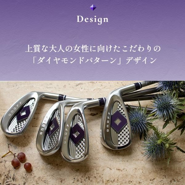 ONOFF 2025 Ladies Iron Set 4pcs 7 PW Smooth Kick LP 425I Graphite L Flex13