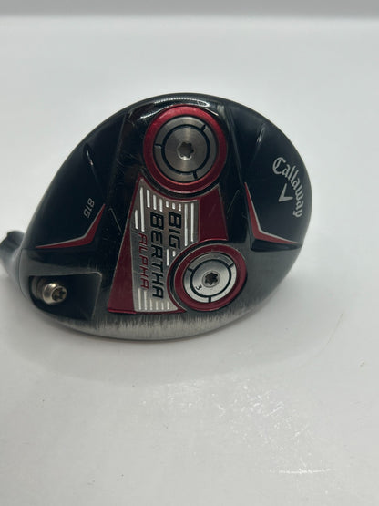 Callaway Big Bertha Alpha 815 5W 18 Fairway Wood head only Right-Handed 354118