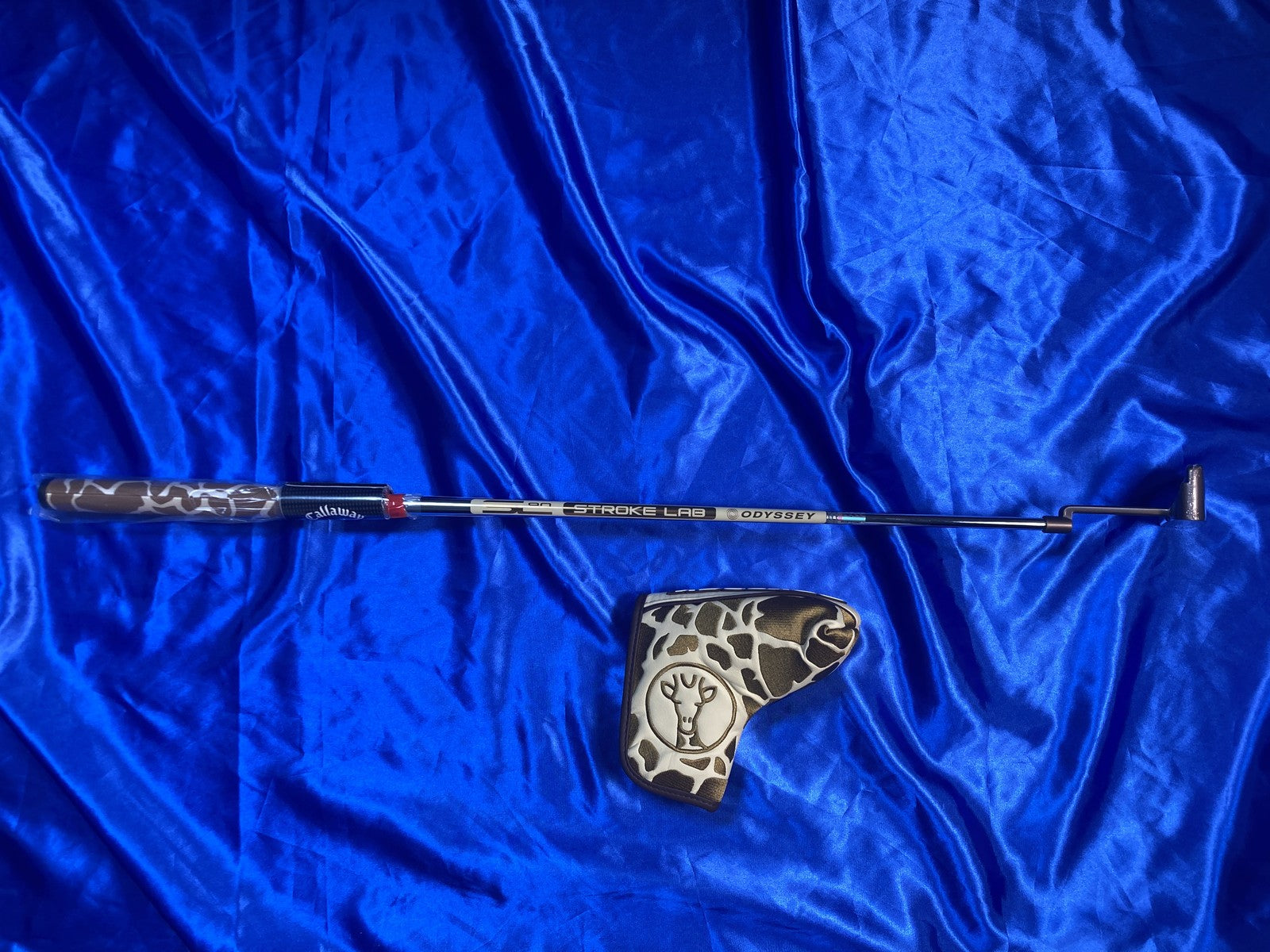 Odyssey Ai ONE GIRAFFE BEAM DW Putter 34 in STROKE LAB 90 RH With Head Cover NEW16