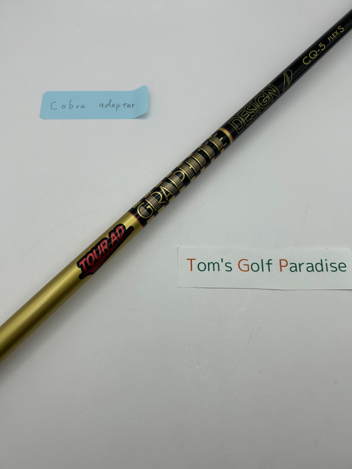 Graphite Design TOUR AD CQ 5 Stiff Driver Shaft 44.375 in Cobra adapter *17770