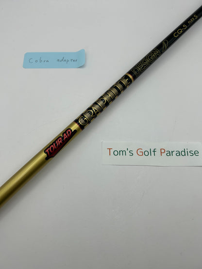 Graphite Design TOUR AD CQ 5 Stiff Driver Shaft 44.375 in Cobra adapter *17770
