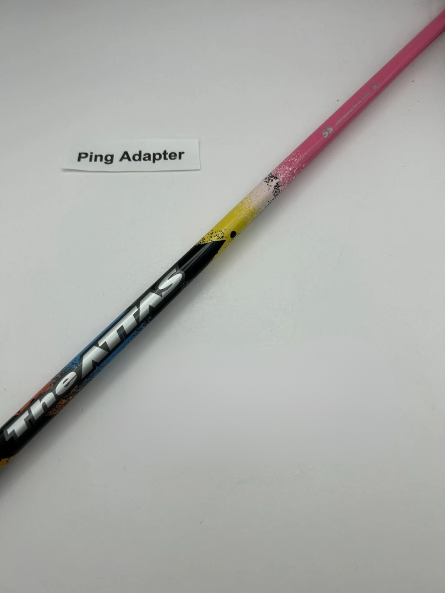 UST Mamiya The ATTAS PINK 5S Driver Shaft 43.875 in Ping Adapter *13870
