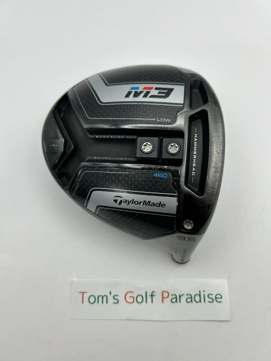TaylorMade M3 460 9.5 driver head only right handed 25290